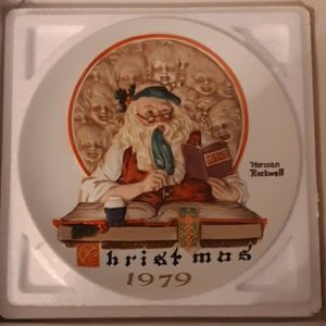 "Santa's Children" Christmas plate